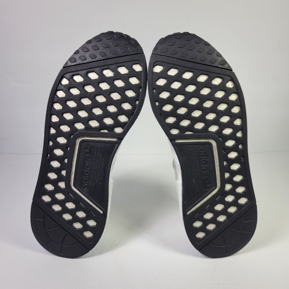 Adidas Originals Men NMD R1 V2 White Speckled Sneakers Sz 8 [GX5163] - Picture 8 of 9